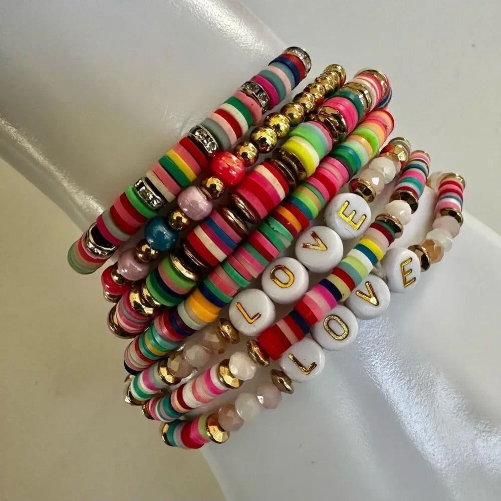 Colorful beaded bracelet bundle - Picture 4 of 7